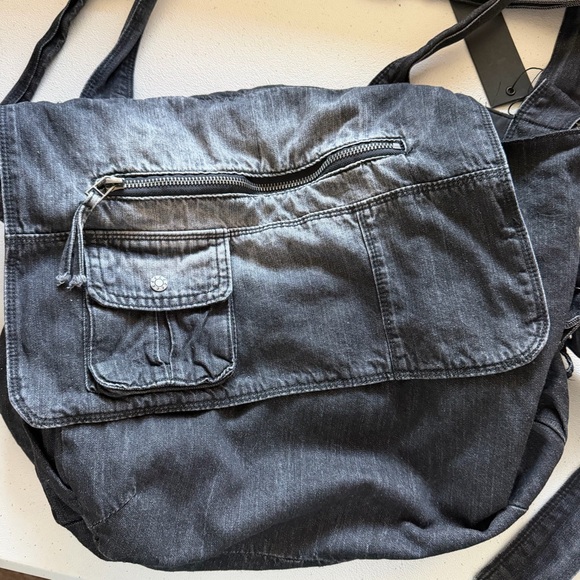 Jade Other - JadedLondonStellar denim messenge shoulder bagwashed black a unisex crossbodybag